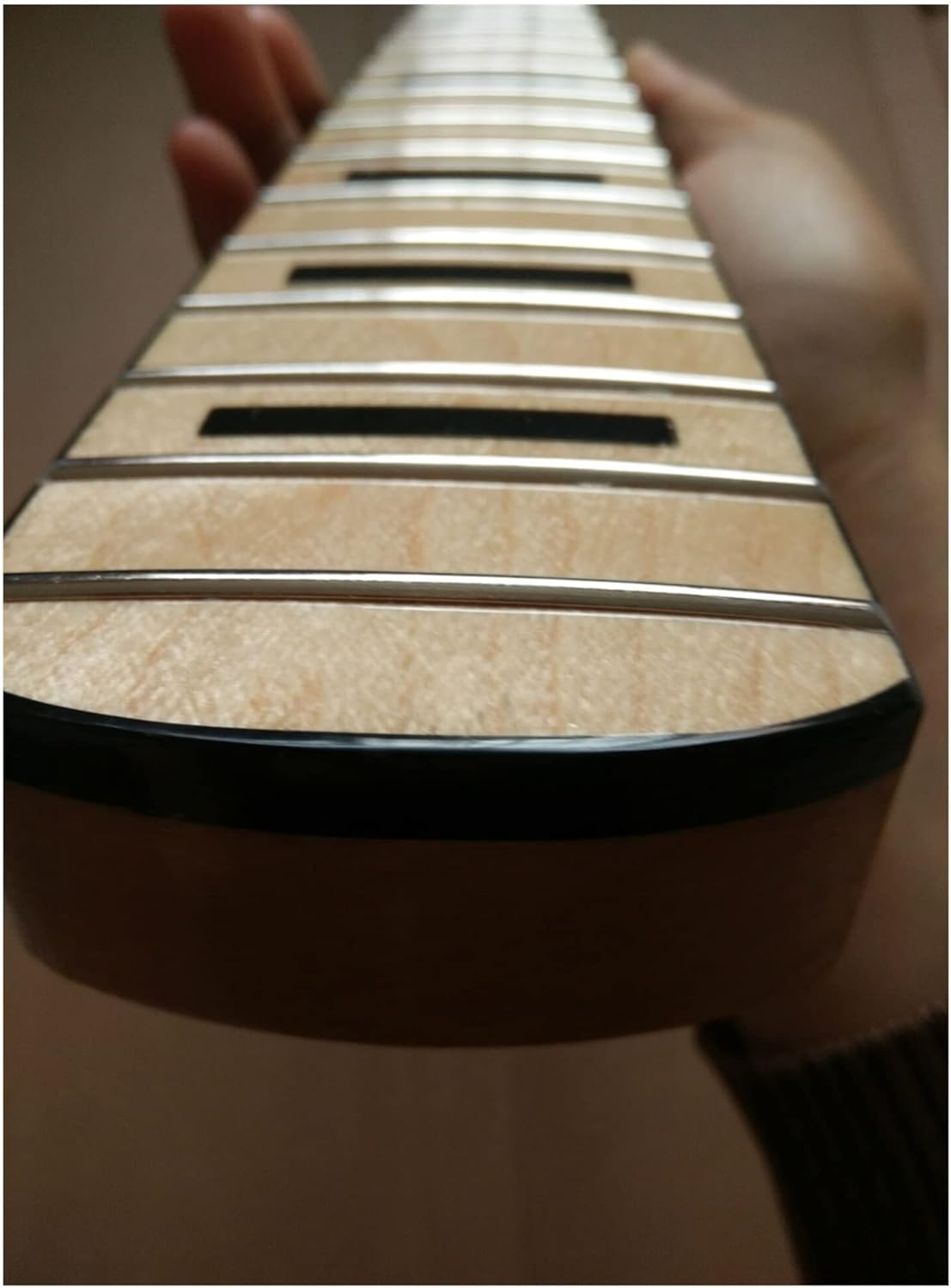 Unfinished J Bass Guitar Neck Replacement 20 Fret Electric Guitar Neck