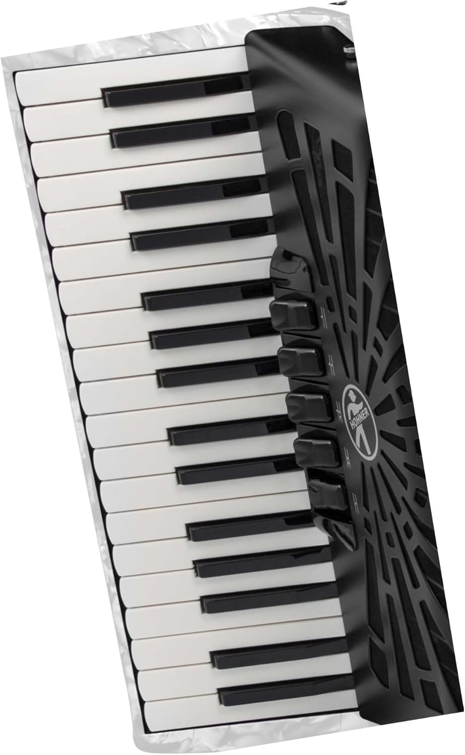 Hohner Bravo III 72 Chromatic Piano Key Accordion (Pearl White)