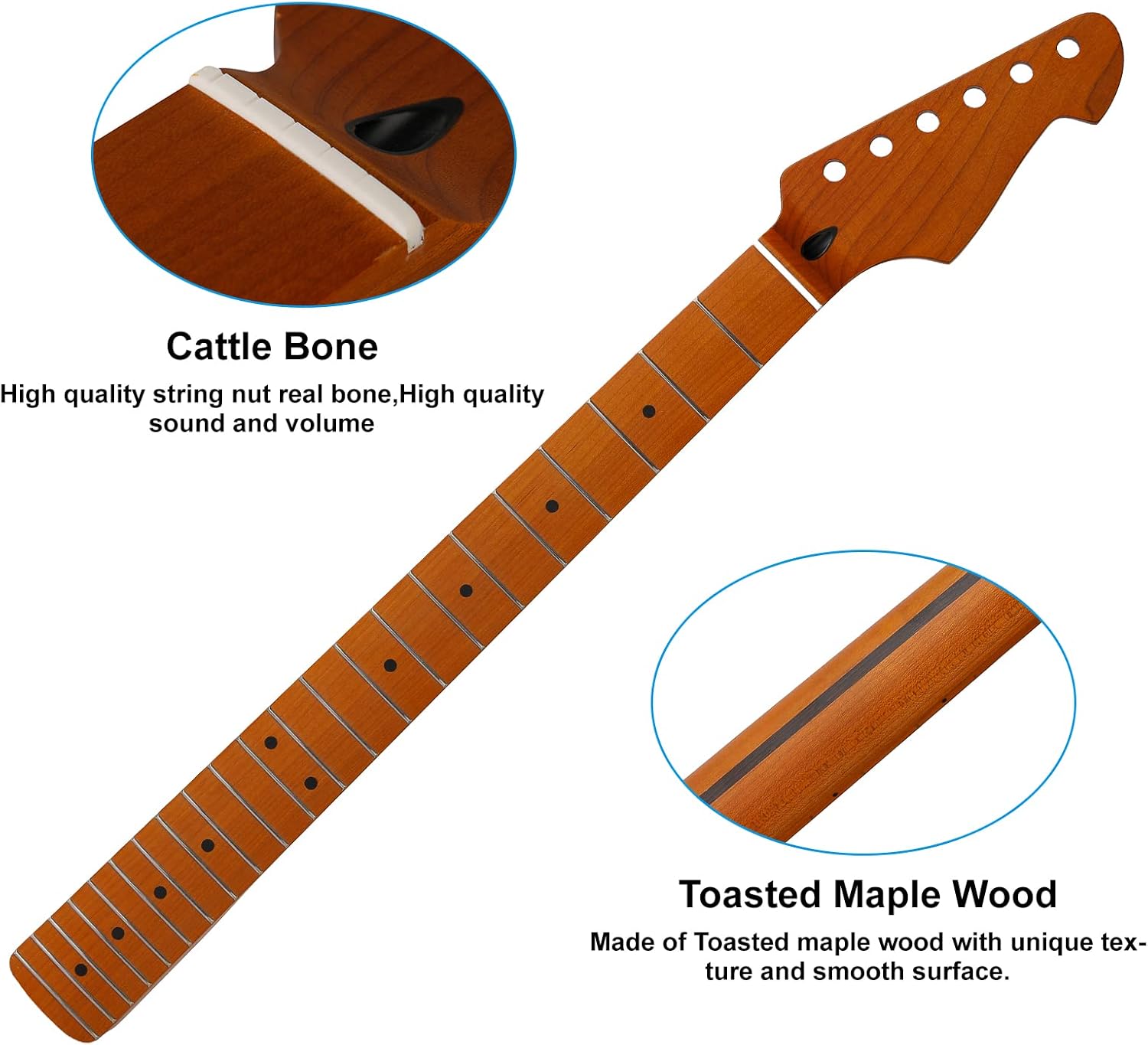 22fret Yellowish Matte 9.5