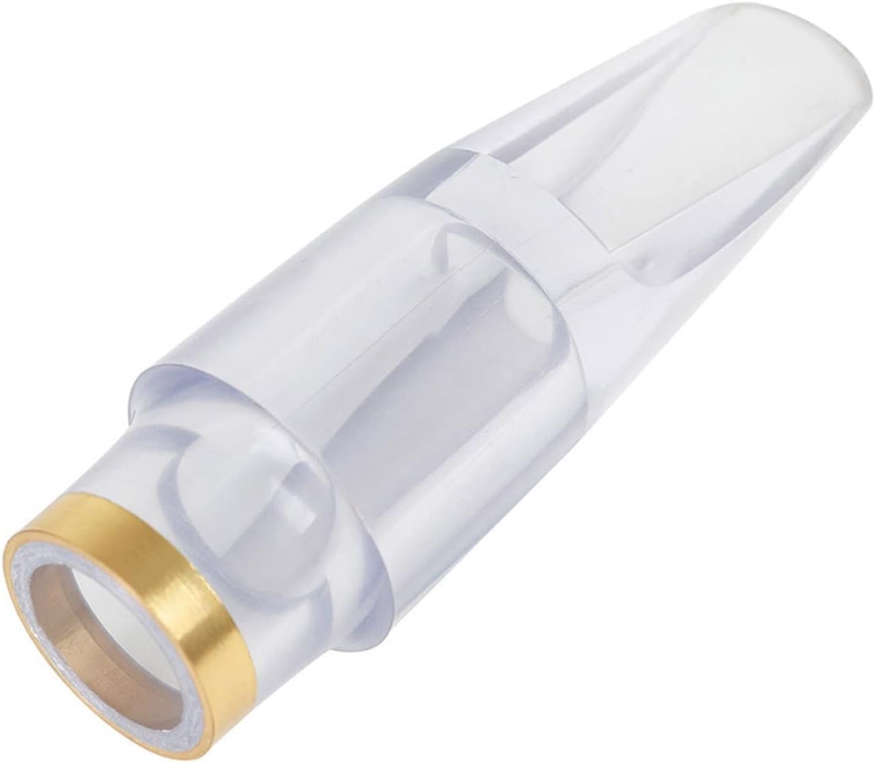 Saxophone Parts Alto Saxophone Flute Head Set with Flute Head Transparent ABS+Cap+Clip Woodwind Instrument Accessories