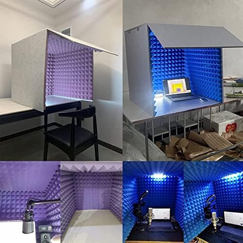 Soundproof Booth Home with top Board Foldable Assembly Type - Soundproof Room, soundproof Sheet Wall,Soundproof Booth, Soundproof Box Partition
