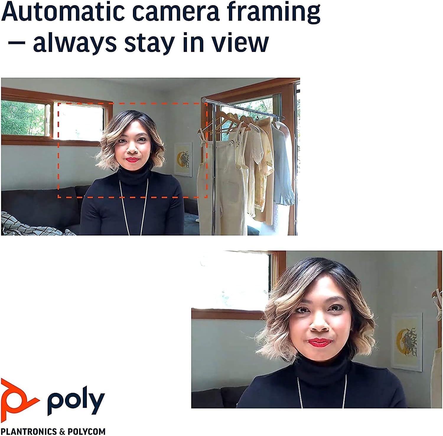 Poly Studio P15 Personal Video Bar (Plantronics + Polycom) - 4K Video Quality - Camera, Microphones & Speaker Solution with Premium Audio & Video - Certified for Zoom and Teams
