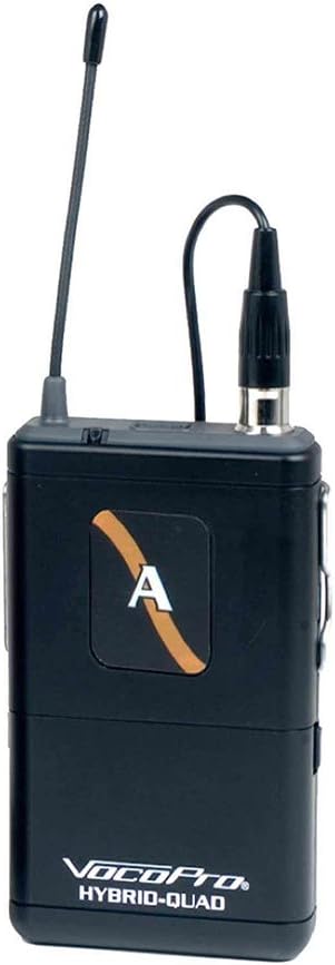 VocoPro 4 Channel, UHF/DSP Hybrid, W/HH Mic System - HYBRIDQUADH1, Black