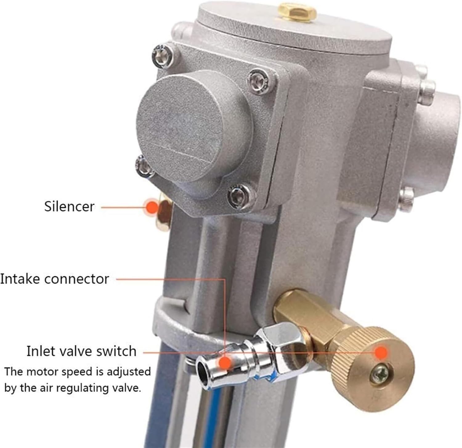 5 Gal/20L Pneumatic Paint Mixer, Auto Lifting Paint Agitator, Ink Coating Mixing Tool, Paint Stirring Machine Bracket Air Agitator