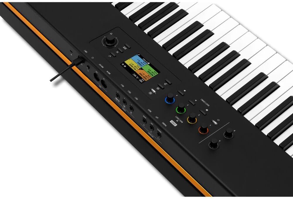 StudioLogic SL88 GT 88-Note Controller Keyboard with TP/400 Wooden-Touch Keys Bundle with Piano-Style Sustain Pedal, Keyboard Dust Cover, large and MIDI to MIDI Cable 10'