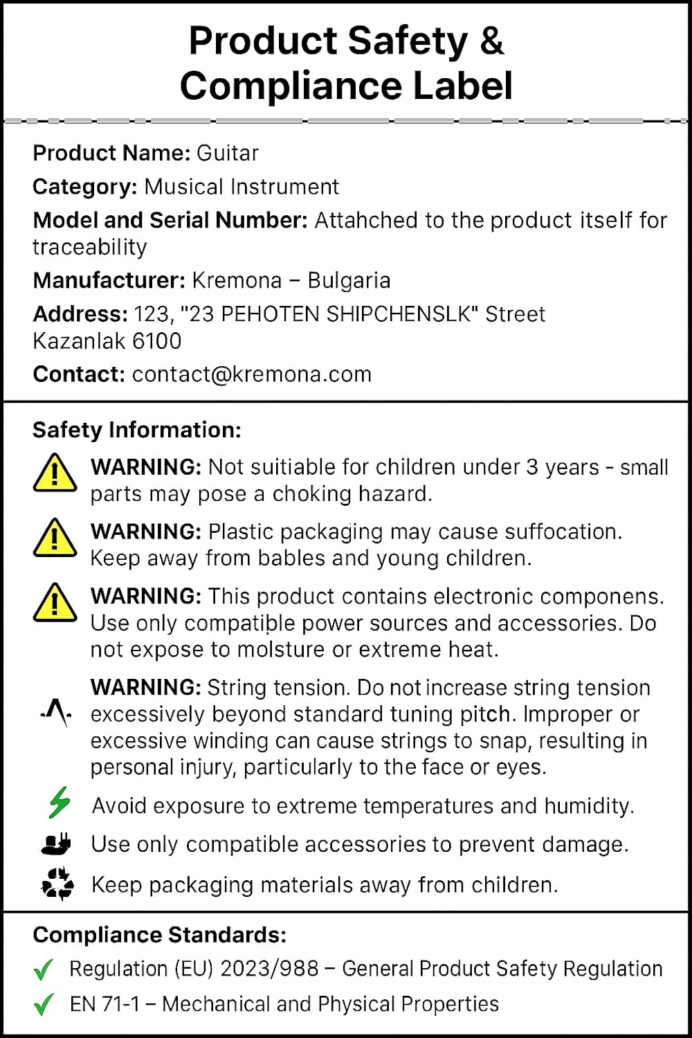 Kremona R30E – Acoustic/Electric All-Solid Steel String Guitar – Handmade in Europe – Deluxe Hardshell Case Included