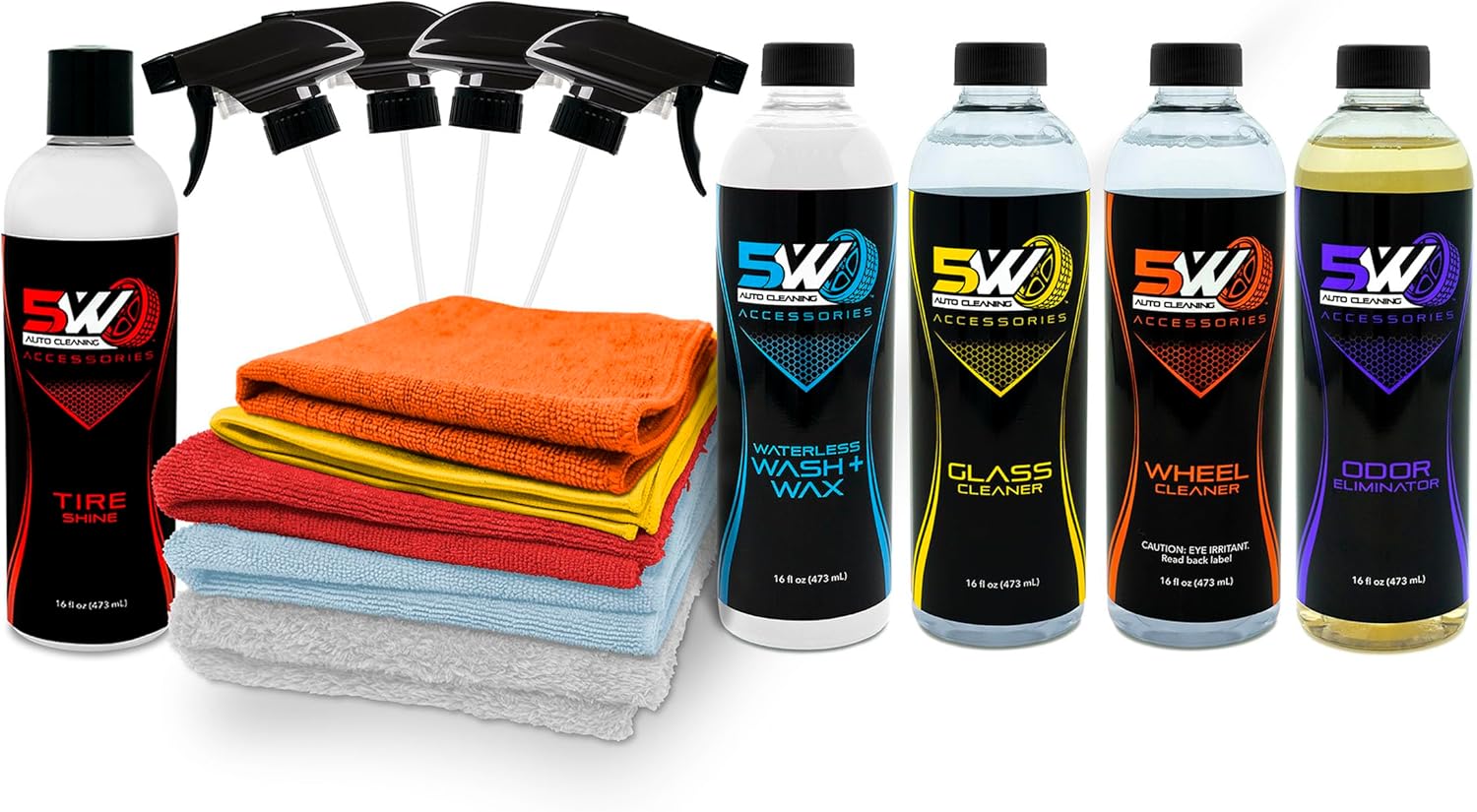 5W Auto - Exterior Bundle (10 Pieces), 5 16