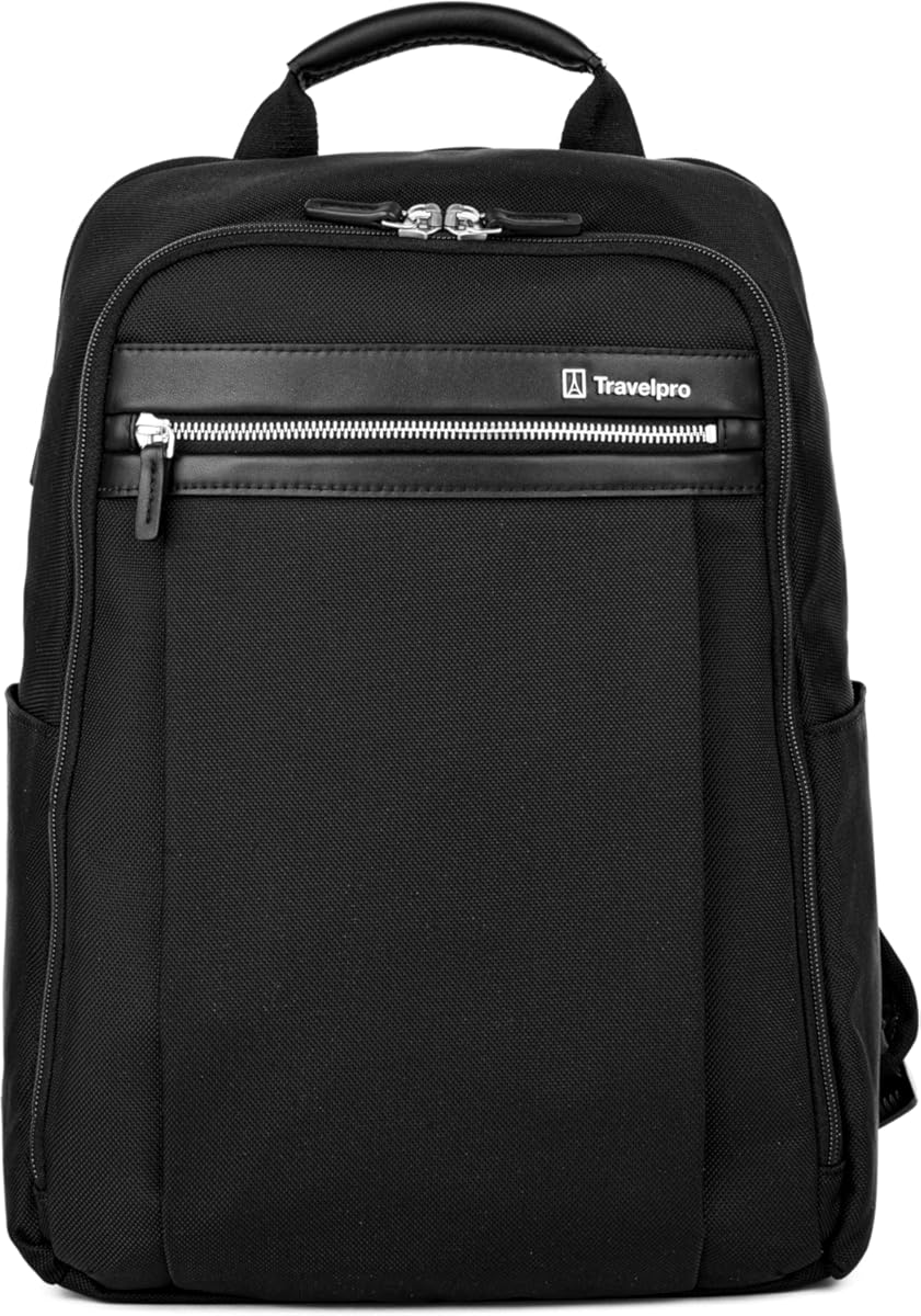 Travelpro Platinum Elite Slim Laptop Travel Backpack, Fits up to 16 Inch Laptop, Business, Water Resistant, Men and Women, Black