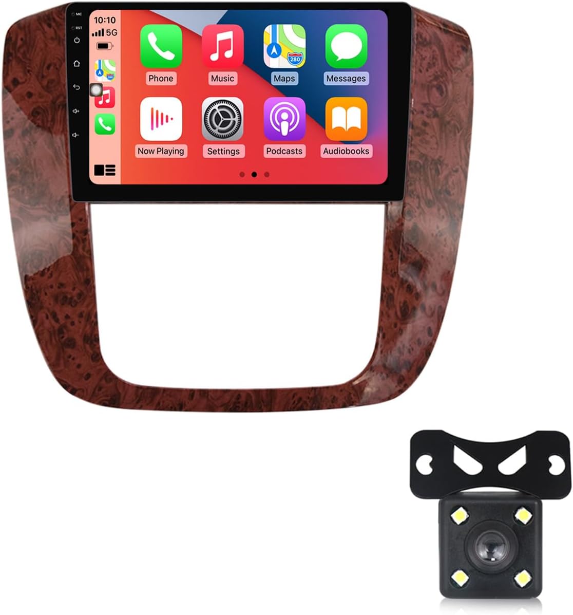 FELLOSTAR Car Stereo for 2007-2012 GMC Yukon Chevrolet Chevy Tahoe Suburban Silverado Radio Upgrade with Carplay & Android Auto 8-Core 8+256G 9 Inches QLED Head Unit