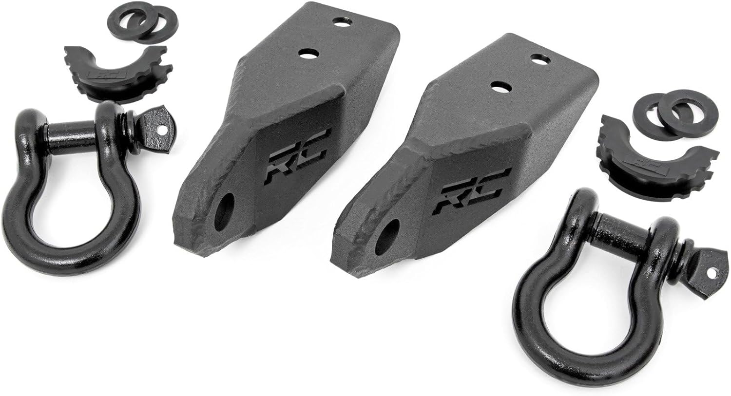 Rough Country Tow Hook Shackle Mount Kit for 2007-2021 Toyota Tundra - RS153