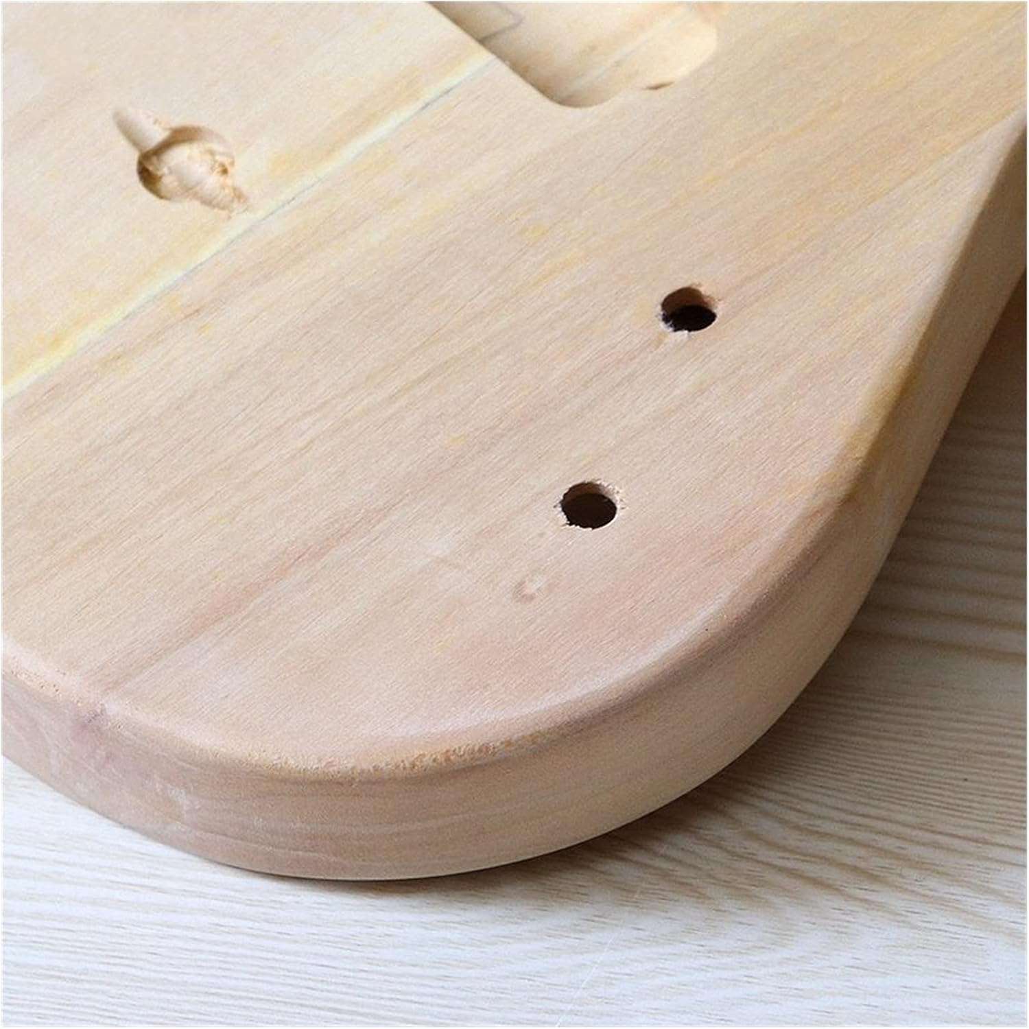 Unfinished Guitar Body Poplar Wood Children Guitar Body Semi-Finished Guitar Accessories Guitar DIY Accessory
