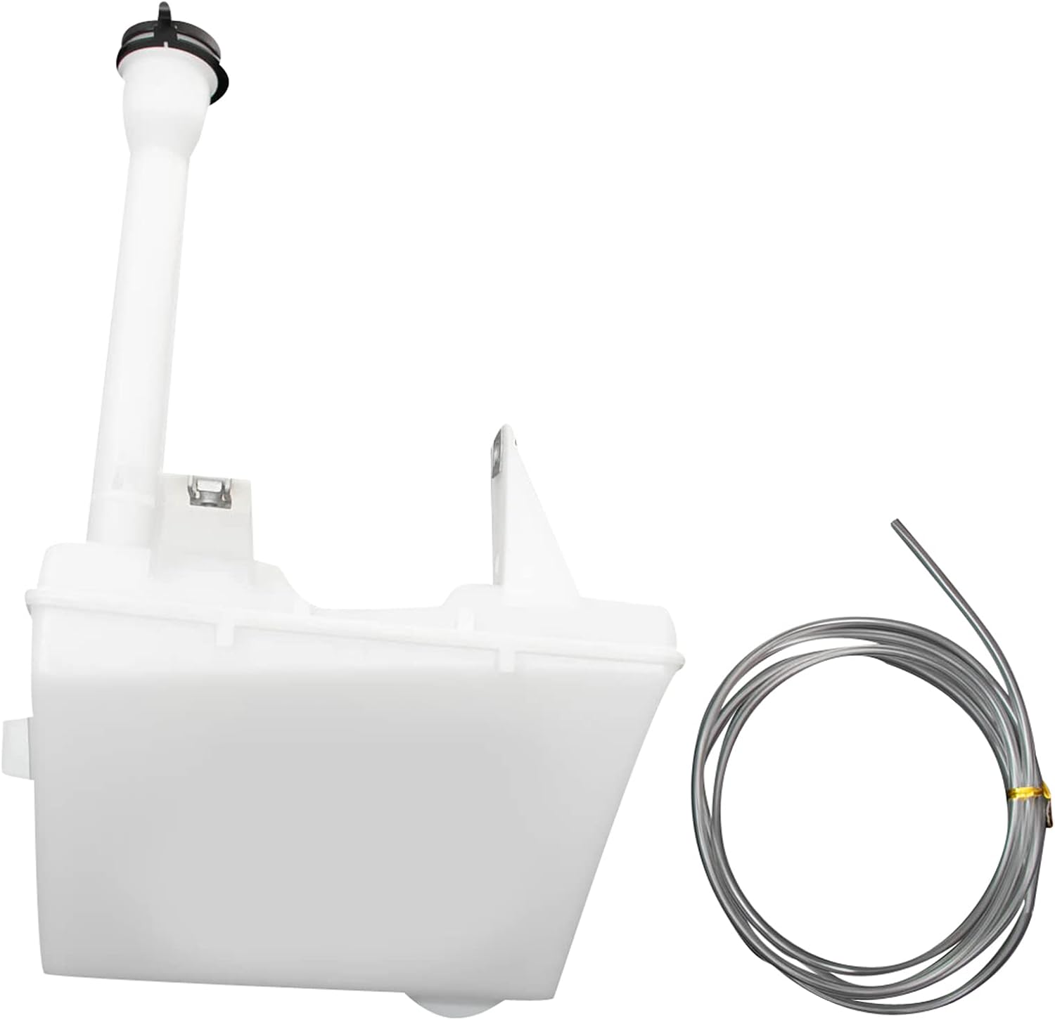 TRQ Windshield Washer Reservoir Compatible with 2002-2010 Ford Explorer 2003-2005 Lincoln Aviator Mercury Mountaineer FO1288141