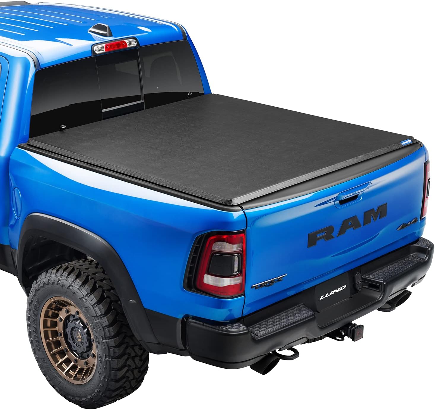 Lund Hard Tri-Fold Hard Folding Truck Bed Tonneau Cover | 969254 | Fits 2003 - 2018, 2019 - 2020 Classic Dodge Ram 1500 8' Bed (96.3