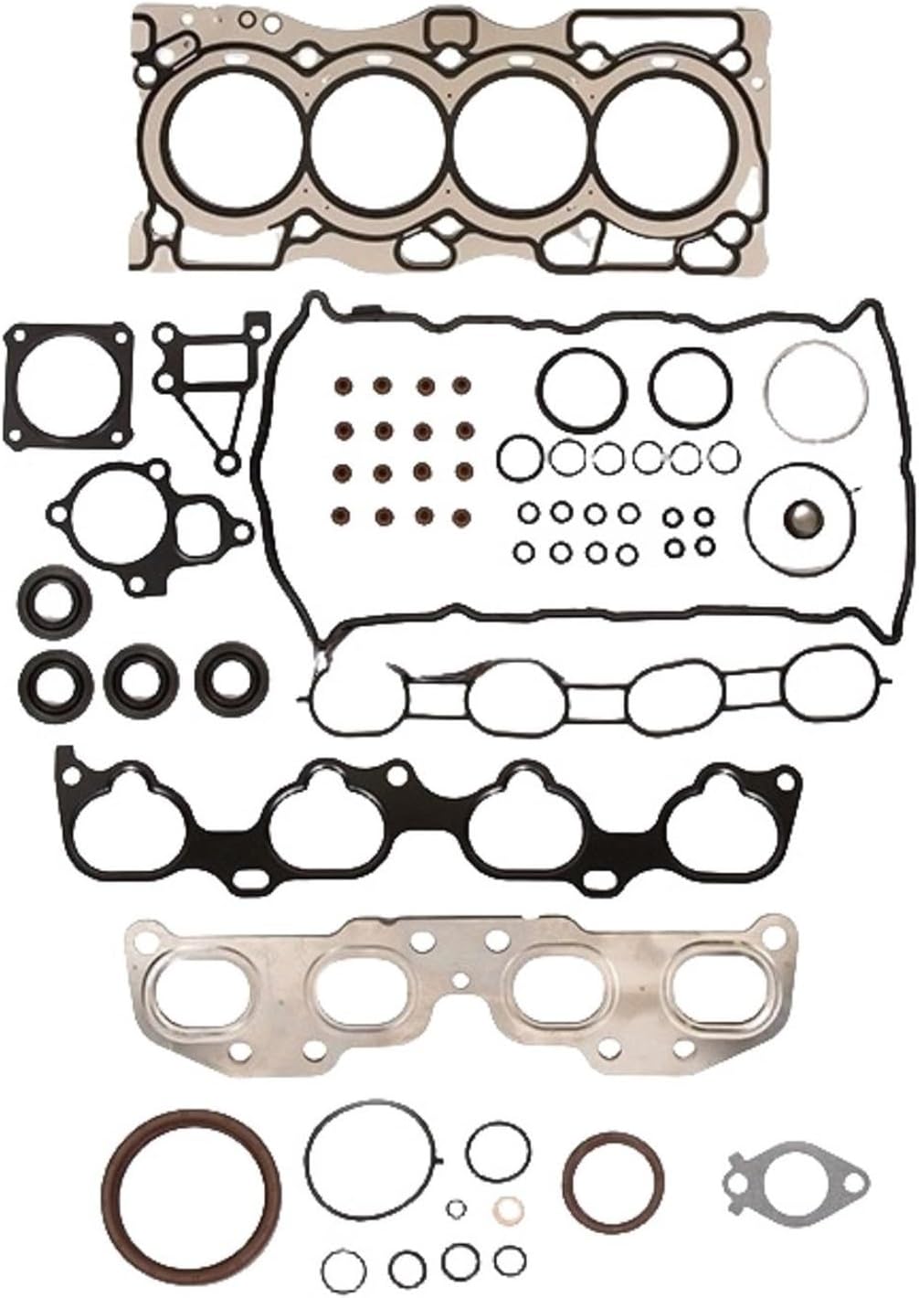 QR25DE 2.5 HS26519PT CS26261 Engine Overhaul Gasket Seals Kit Compatible with Nissan Altima Sentra SE-R