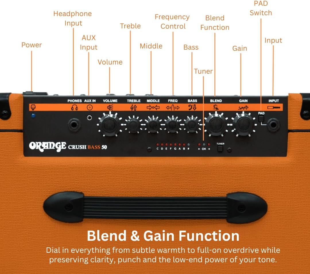 Orange Crush50 Bass Guitar Combo 1x12 50 Watts