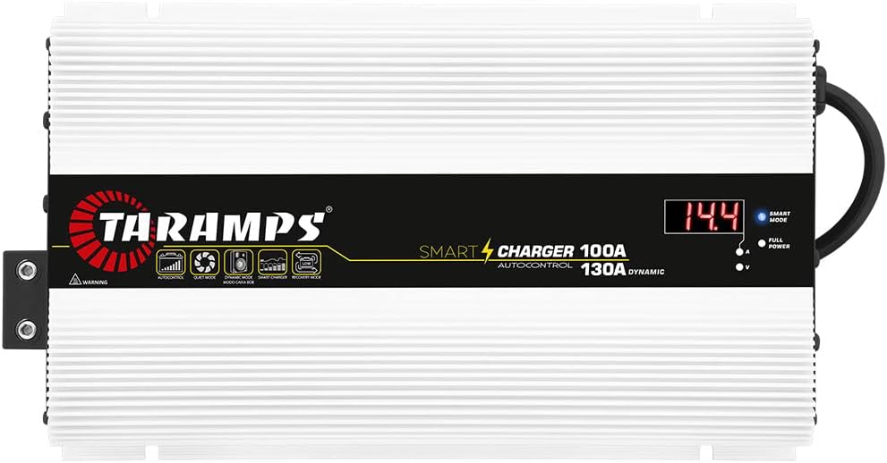 Taramps Smart Charger 100/130A battery charger 130A dynamic mode car audio system power supply 1850 watts max output power bivolt automatic 127/220VAC