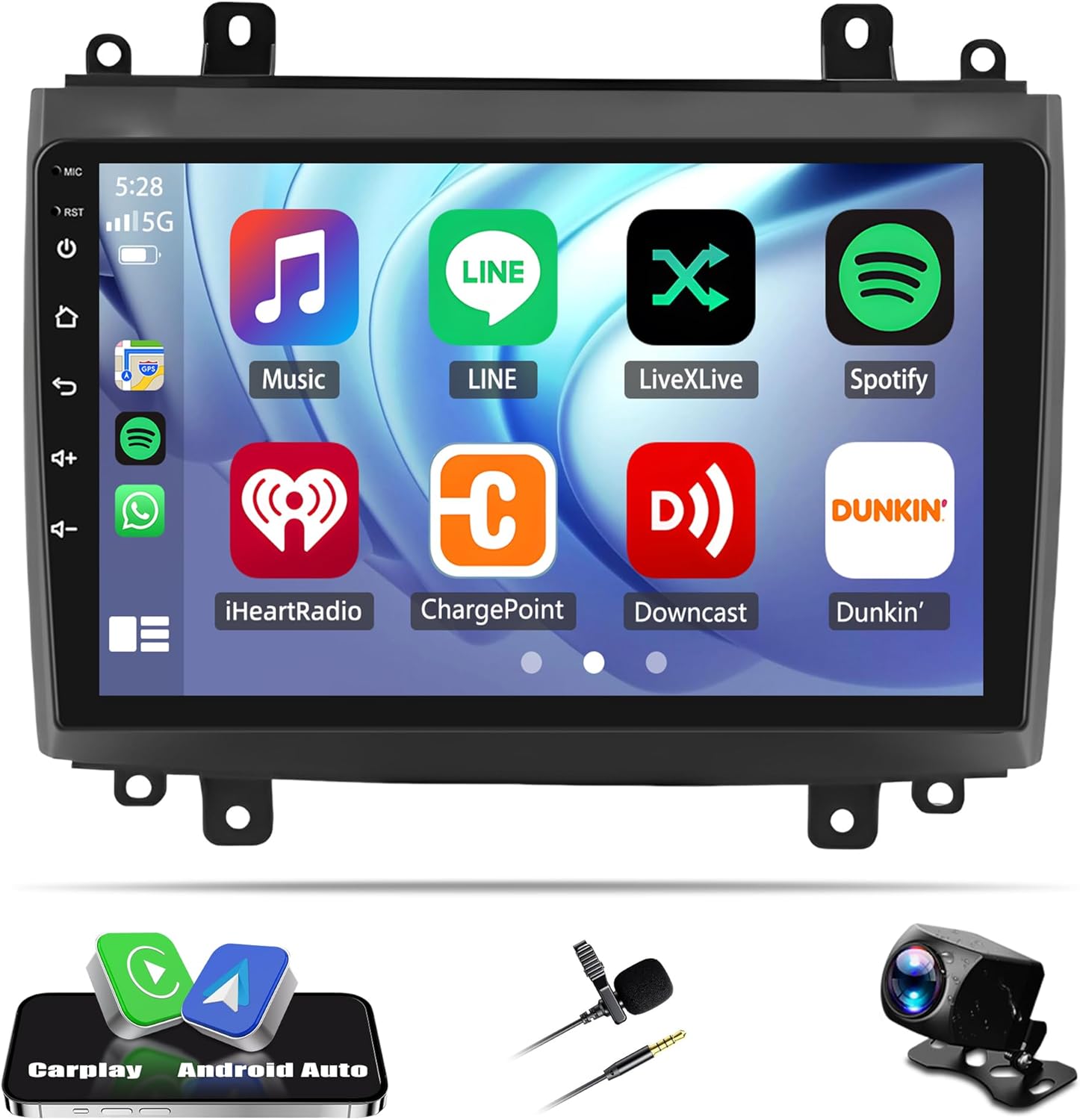 Car Stereo Radio Upgrade for Cadillac CTS 2003 2004 2005 2006 2007 SRX 2004 2005 2006 2007 2008, 10.1