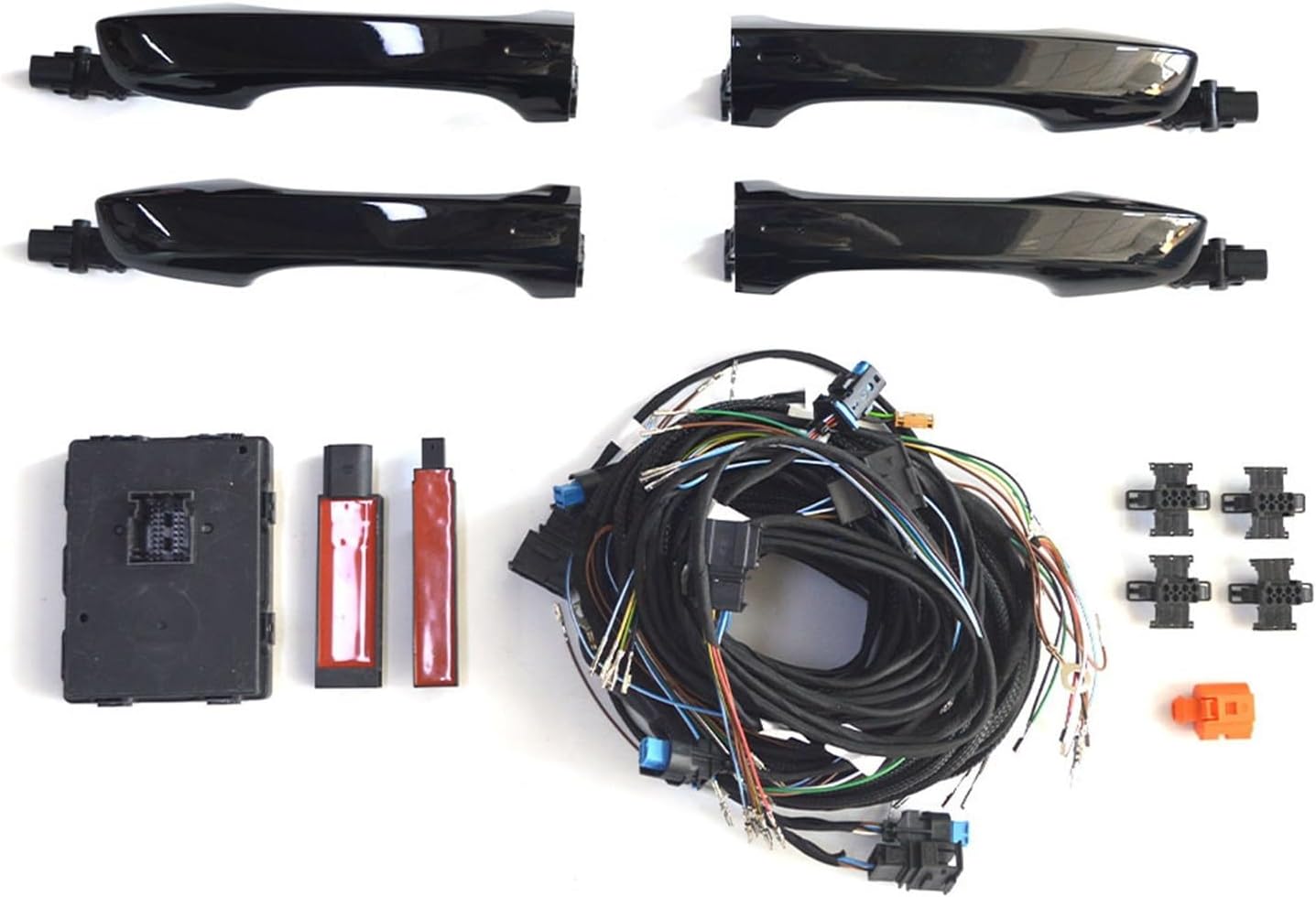 Compatible For VW MB Passat B8 Arteon Tiguan MK2 Passat Variant Four door keyless entry comfort entry system(With lamp)