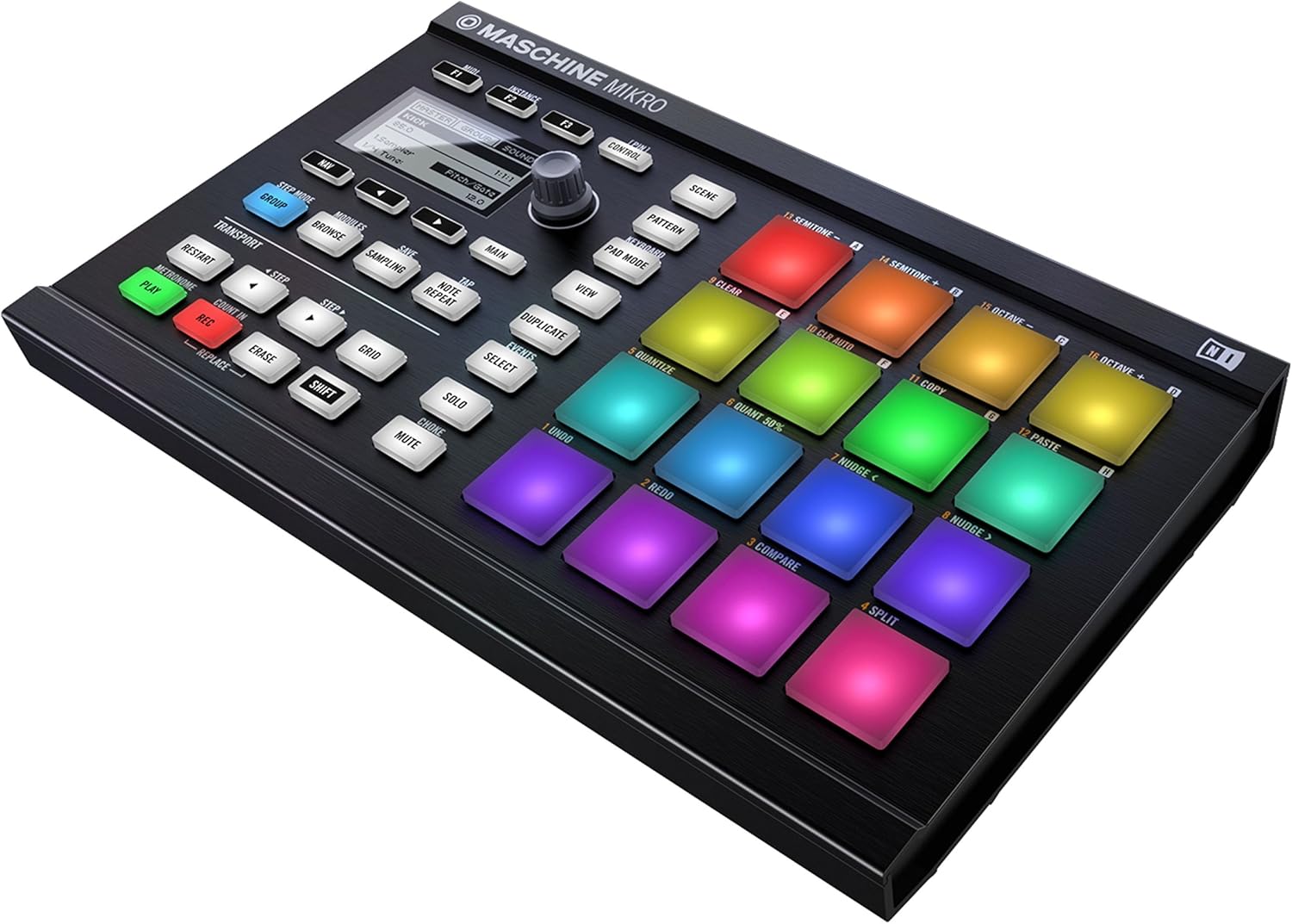 Native Instruments Maschine Mikro MK2 Groove Production Studio, Black