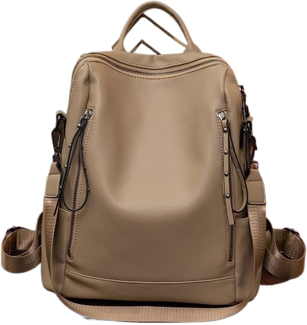 Backpack Women's Trend Anti-theft Single Shoulder Dual-purpose Bag Business Commuting(E)