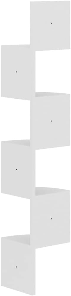 Corner Shelf,Floating Shelves for Wall,Easy-to-Assemble Wall Mount Corner Shelves for Bedrooms and Living Rooms Wall Corner Shelf White 7.5