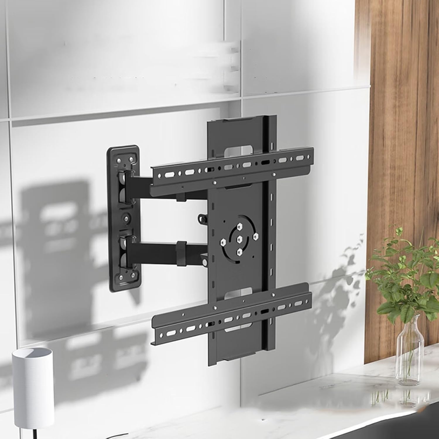 TV Wall BracketTV Wall Mount Bracket - with Articulated Rotation and Tilt, TV Bracket with 0-90° Horizontal and Vertical Screen Rotation, for 32-60 Inch Screen