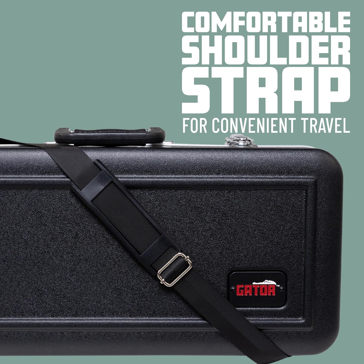 Gator Cases Andante Series Molded ABS Hardshell Case for Bb Tenor Saxophone, (GC-TENORSAX-23)