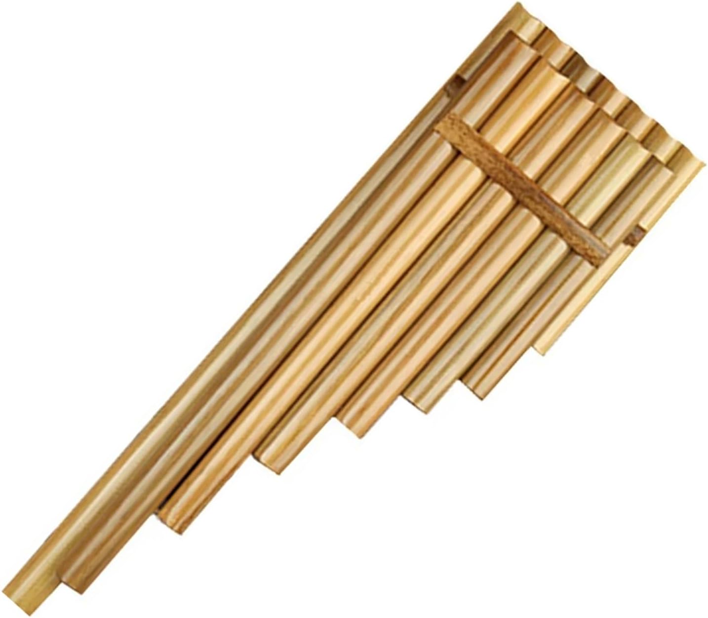 Left Hand Pan Flute For Woodwind Instrument Folk Musical Instruments Original Color 13 Pipes