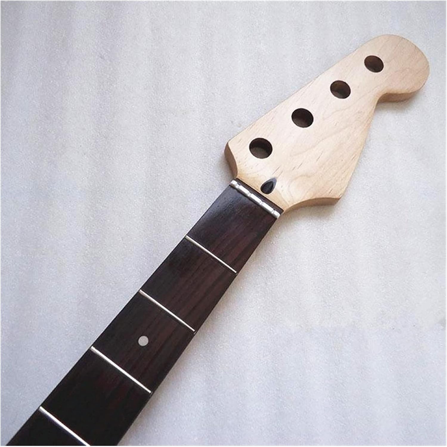 20 Frets Maple Electric Bass Guitar Neck with Rosewood Fingerboard Inlay Dots Guitar Parts Electric Guitar Neck