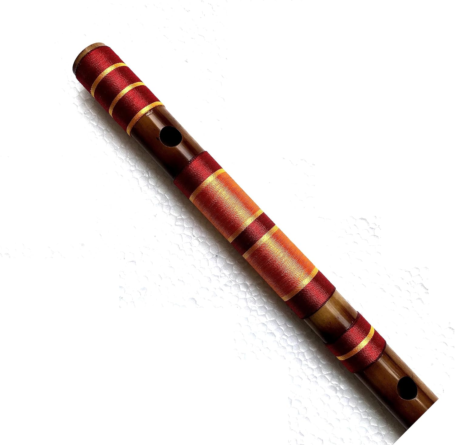 Left handed Concert Bamboo Flute C scale Fry Bansuri With Velvet cover & case