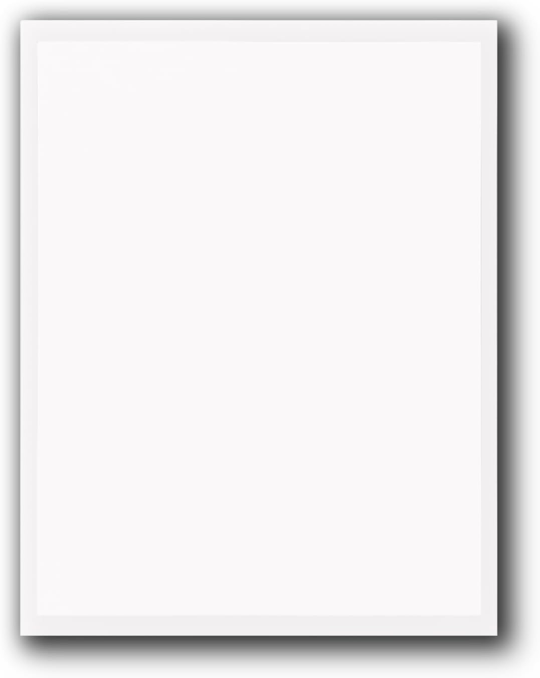 Window Stickers for Car Dealers -Plain Blank White - Exterior, 'Outdoor' | 8.5