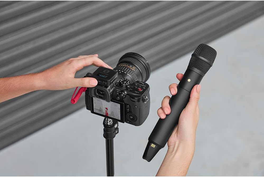 RØDE Interview PRO Wireless Handheld Condenser Microphone with a Broadcast-Grade Capsule and 32-bit Float On-Board Recording for Content Creation, Media and Interviews