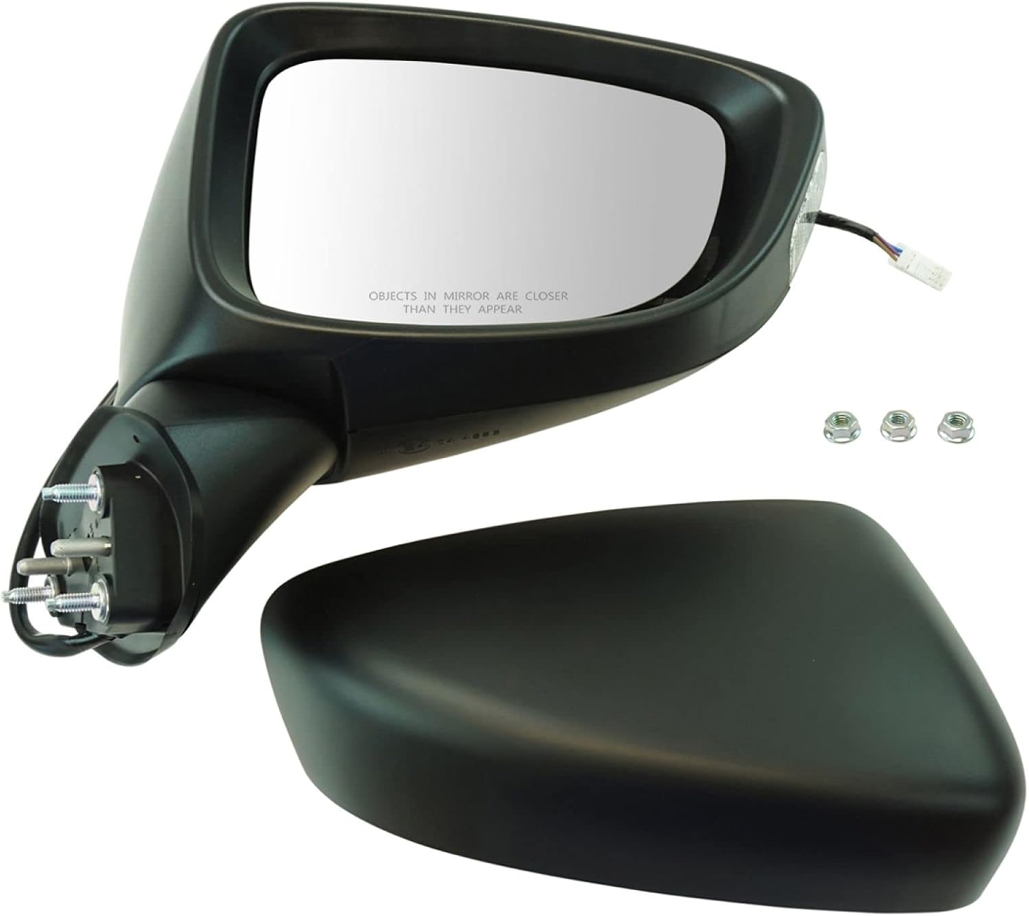 TRQ Right Mirror Passenger Side Compatible with 2014-2017 Mazda 6 MA1321177