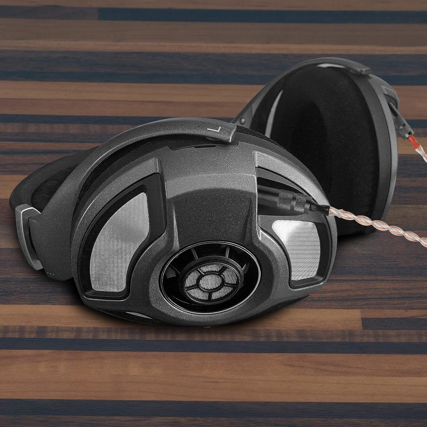 GEEKRIA Apollo 6NOCC Upgrade Cable Compatible with Sennheiser HD700, Dual 2.5mm to XLR Balanced Audio Cord, Hi-Res Audiophile Headphones Replacement (4.9ft / 1.5m)