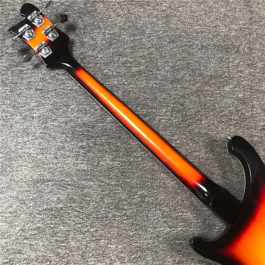 Custom Sunset Color Electric Bass - Perfect for Musicians and Enthusiasts Seeking a and High- Instrument for Professional Performance