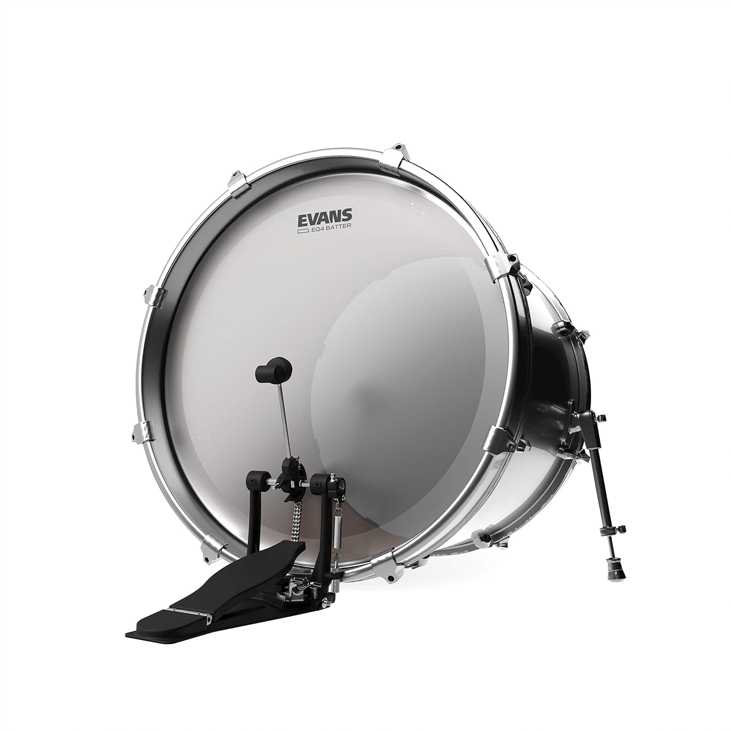 Evans EQ4 Frosted Bass Drum Head, 24 Inch