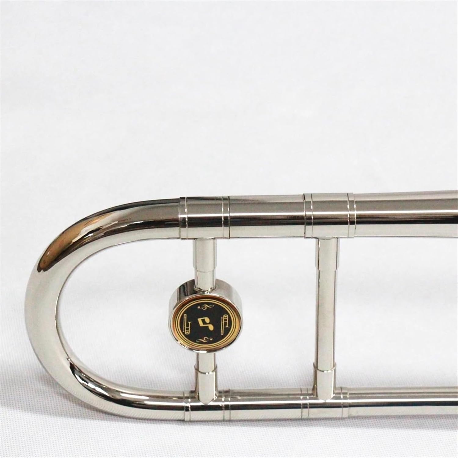 Professionals euphonium Professional Handmade Bb Key Slide Yellow Brass Nickel Plated Tenor Trombone
