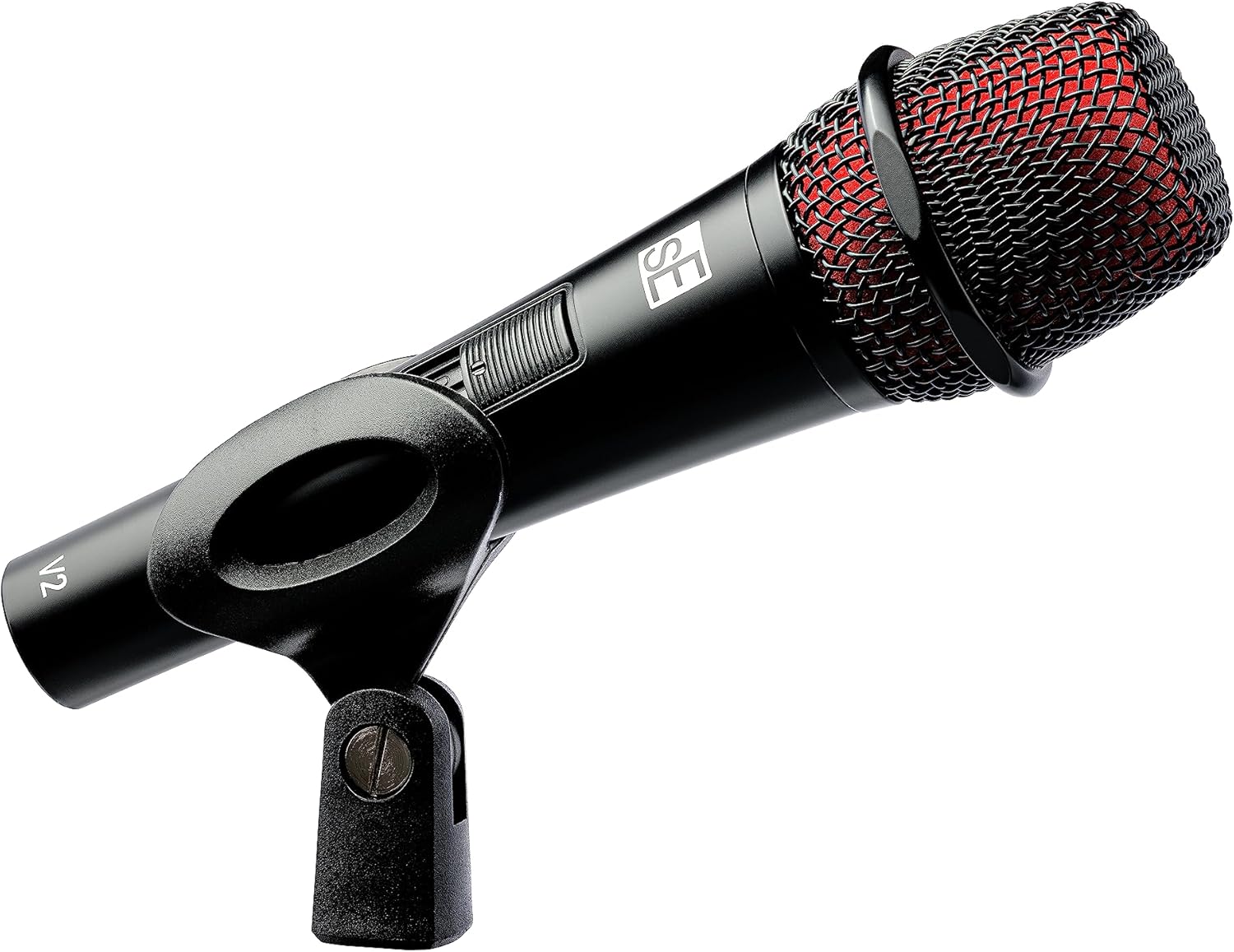 SE Electronics V2-SW-QTR Supercardioid Dynamic Handheld Microphone with On/Off Switch (Includes 15' Cable)