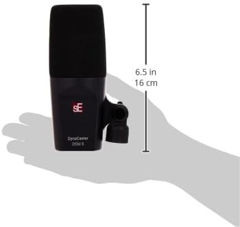 SE Electronics DCM6 Dynacaster DCM 6 Broadcast Microphone, Black