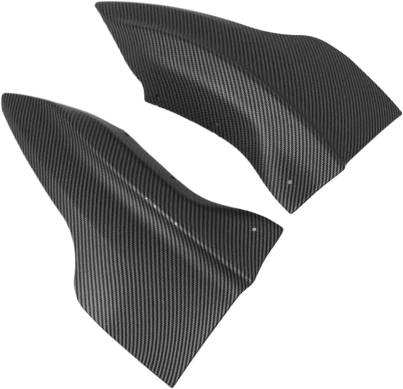 Front Bumper Corner Strip，Compatible For Tesla Model 3 Y Anti-Collision Car Thunder Style Corner Guard Front Bars Front Lip Protective Kit(Matte Carbon Model Y)