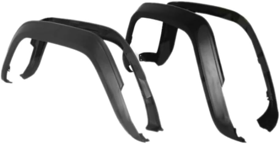 KarParts360 For Jeep Cherokee 1990 91 92 93 1994 Fender Flare Master Kit Driver And Passenger Side | Pair | Front And Rear | Made Of Metal And Plastic | Black | XJ Model