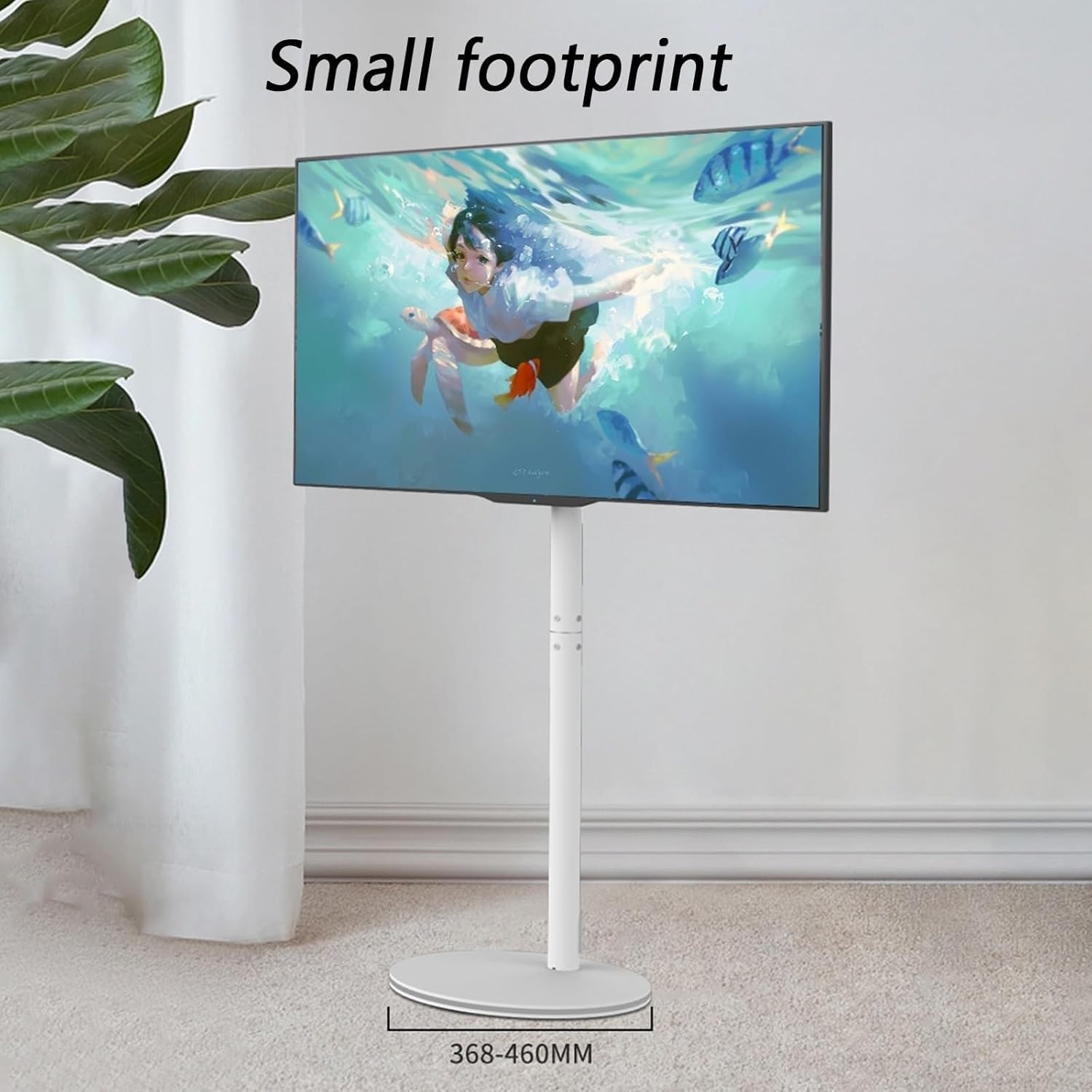 Universal TV Stand corner tv wall Mount,tv Mount, TV Floor Stand with Light - LCD TV Frame Floor Stand, Swivel TV Stand Mount with LED Lights, TV Bracket with Cable Management