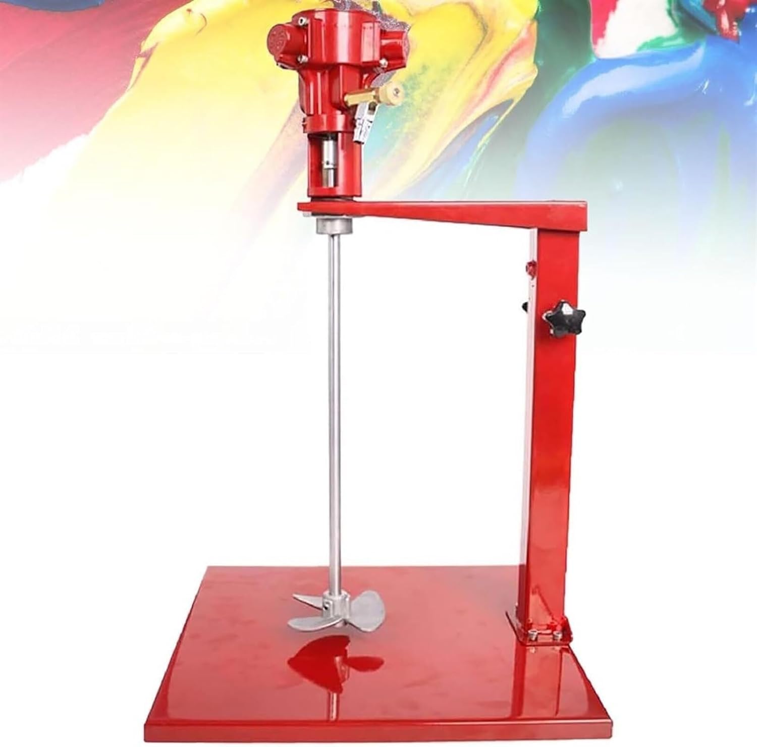 Pneumatic Paint Mixer Machine, Paint Stirring Machine, Desktop Air Agitator, for Paint Coating Materials Viscous Liquid Ink(