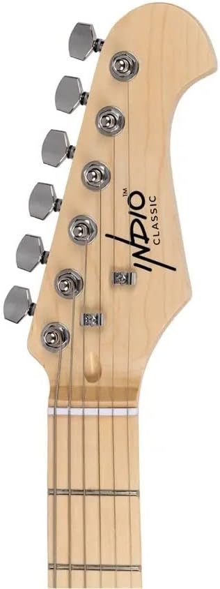 Monoprice 6 String Solid-Body Electric Guitar, Right (610037), Teal