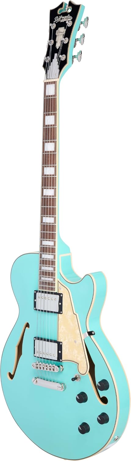D'Angelico Premier SS Semi-hollow Electric Guitar - Surf Green