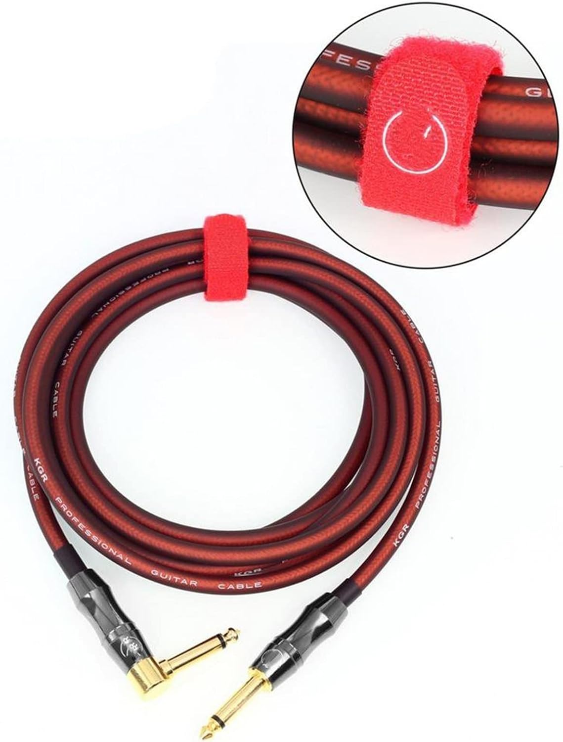 Guitar Cable Electric Guitar Wire Cable Bass Piano Keyboard Drum Noise Reduction Shield Line (Color : 6m)
