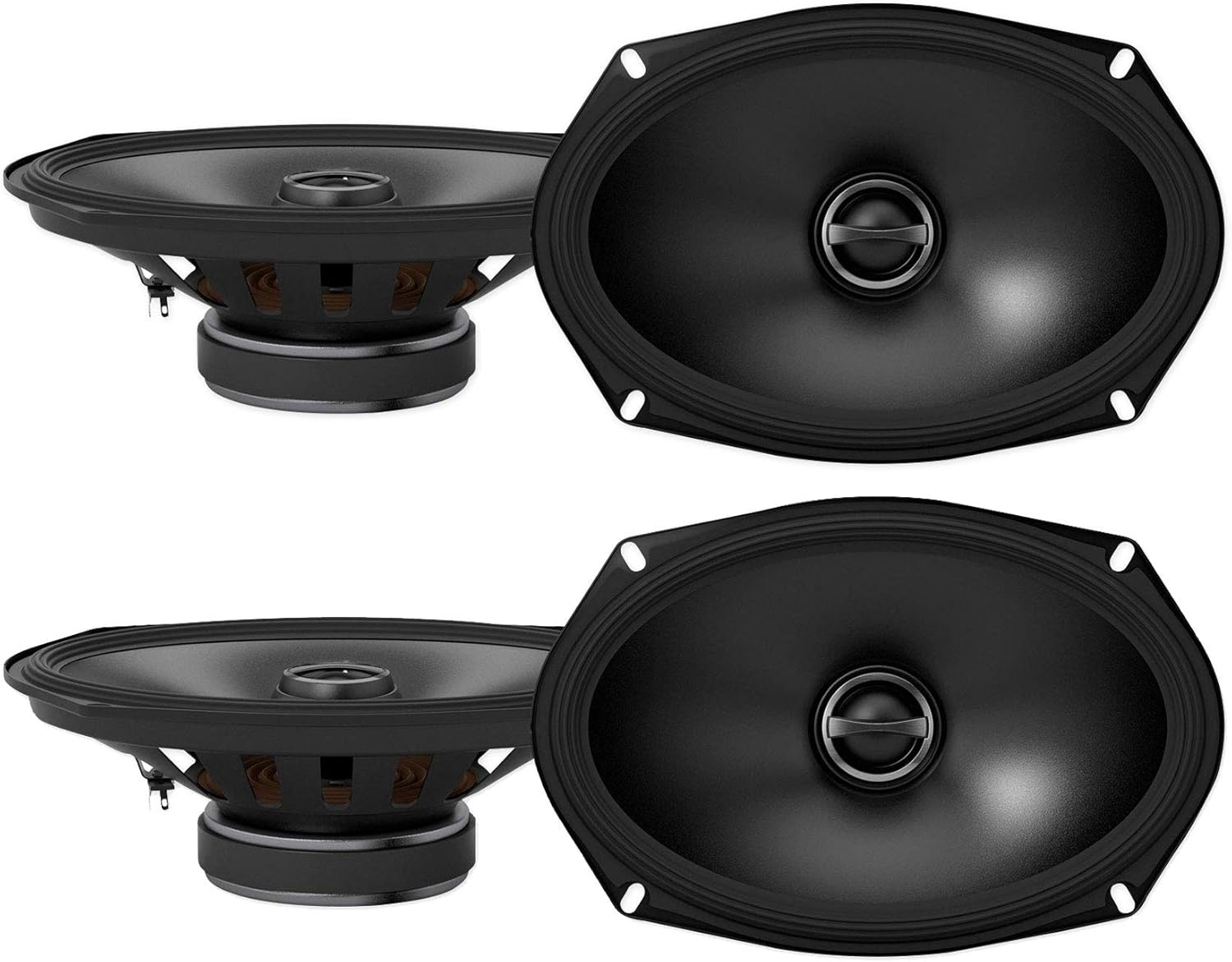 Alpine (4) S-S69 260 Watt 6x9 Car Audio Coaxial 2-Way Speakers
