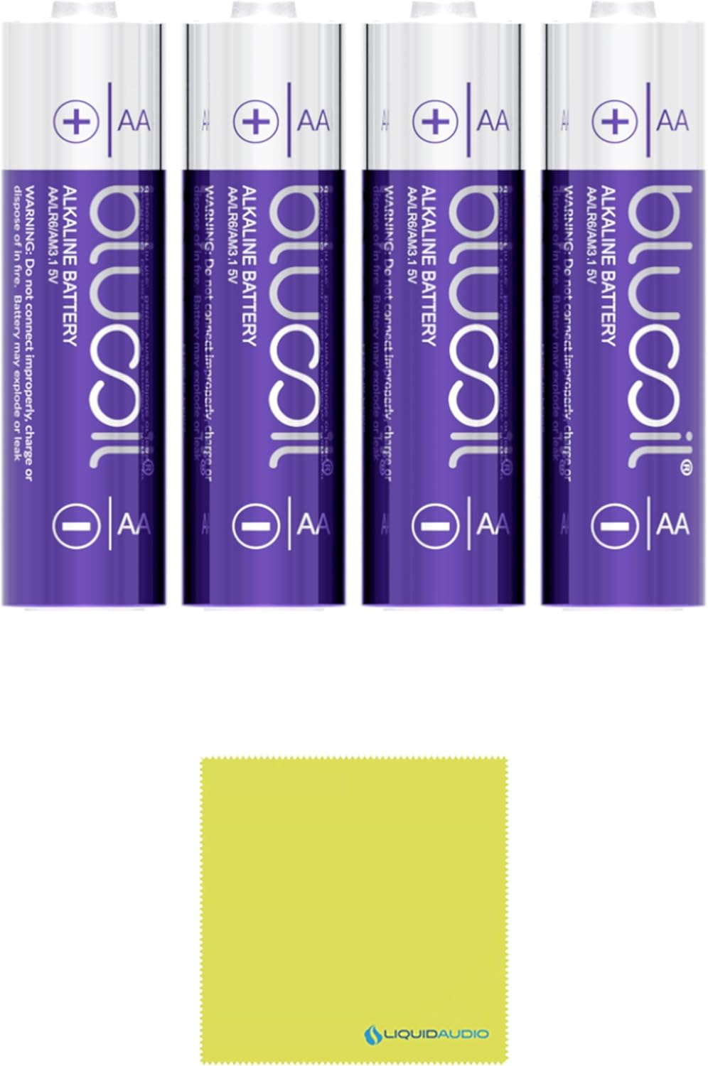 Sennheiser AVX-835 SET-4-US Wireless Microphone System Bundle w/ 4-pack Blucoil AA Batteries and Liquid Audio Polishing Cloth