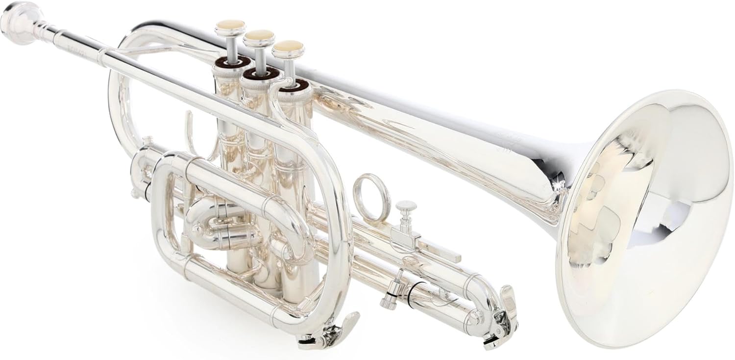 Eastman ECN421S Student Series Bb Cornet - Silver-plated