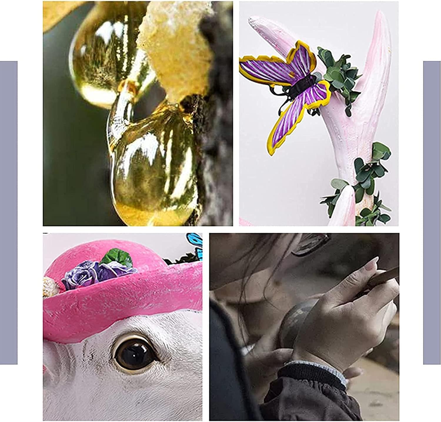 Lucky Deer Head Decorative Wall Mount,Wall Art, Deer Head Wall Decoration Handmade Farmhouse Decoration - Fake Animal Dog Deer Corner Gallery (Size : Big)